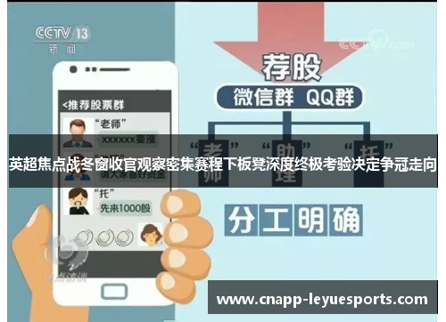 英超焦点战冬窗收官观察密集赛程下板凳深度终极考验决定争冠走向 英超焦点战冬窗收官观察密集赛程下板凳深度终极考验决定争冠走向